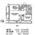 ライオンズフォーシア中野坂上の図面２