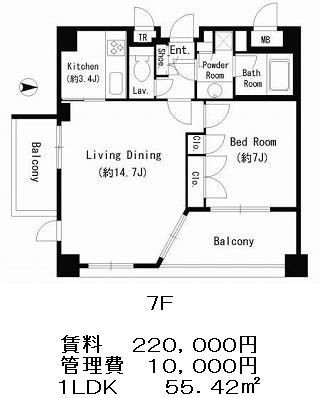 プラチナコート白金高輪の図面１