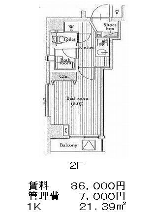 プラチナコート三軒茶屋の図面２