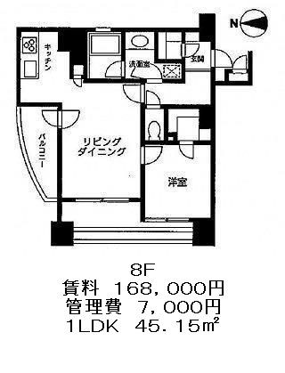 グレンパーク笹塚の図面１