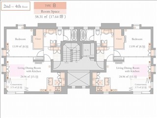 The York Houseの図面１