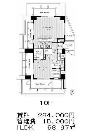 スペーシア恵比寿Ⅱ（旧名）の図面３