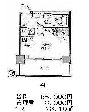 スペーシア三軒茶屋壱番館の図面１