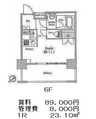 スペーシア三軒茶屋壱番館の図面３