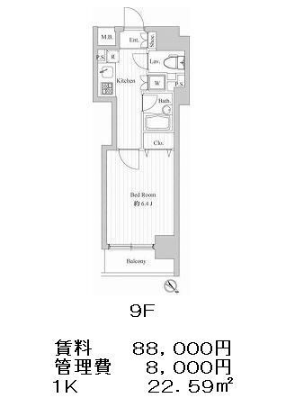 スペーシア神田（旧名）の図面３