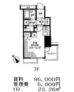 ファミール東銀座グランスイートタワーの図面１
