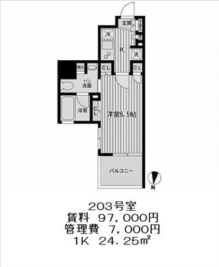 トレディカーサ清澄白河の図面３