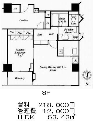 高輪ザ・レジデンスの図面１