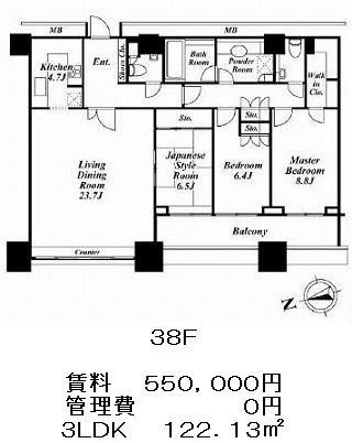 高輪ザ・レジデンスの図面３