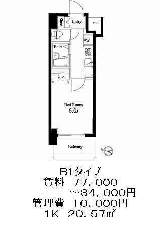 プラチナスクエア池袋の図面１