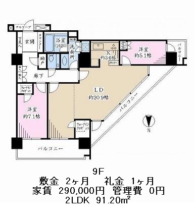 コスモポリス品川の図面１