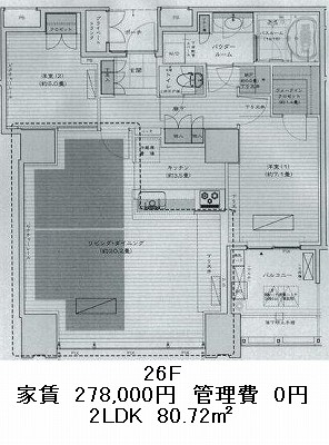 ワールドシティタワーズ　キャピタルタワーの図面３