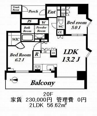 ワールドシティタワーズ　ブリーズタワーの図面２