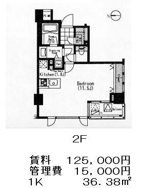 ライオンズフォーシア中野坂上の図面１