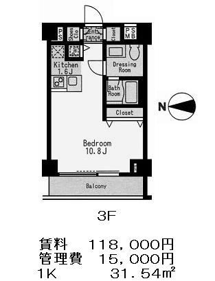 ライオンズフォーシア中野坂上の図面３