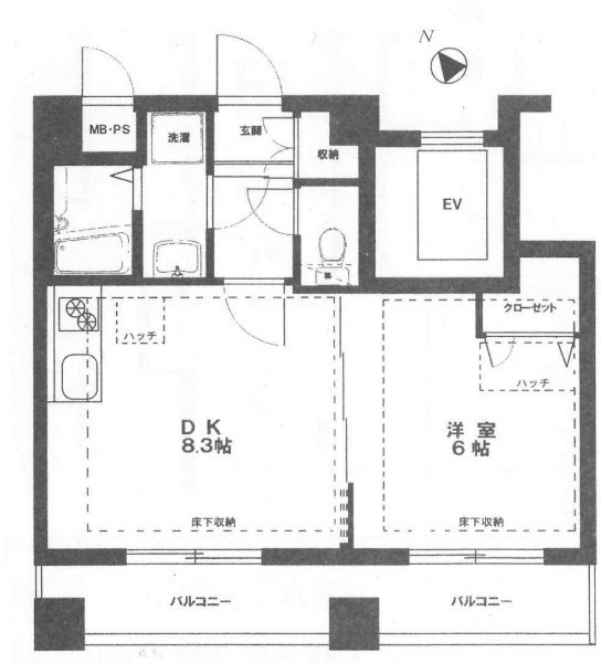 ルネス神宮前の図面１