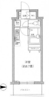 エスコート麻布十番の図面２