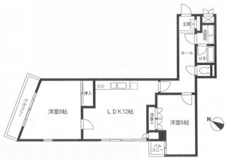 エクレール乃木坂の図面２