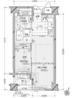 ダイナシティ三宿の図面２