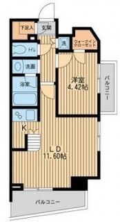 コムフラッツ都立大学の図面２