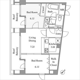 シンシア三軒茶屋レジデンスカフェの図面１