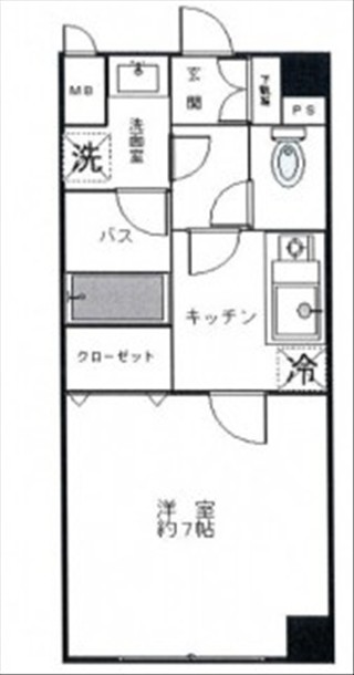 麻布十番ロイヤルプレイスの図面１