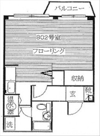 青山ハイツの図面１