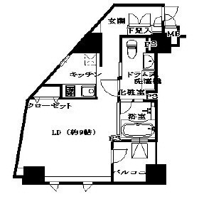 クレアスイート恵比寿の図面２