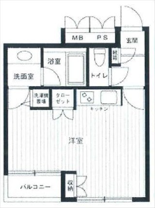 ジェイパーク目黒東山の図面１