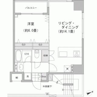 ＬＩＶ　ＣＩＴＹ中央区築地の図面１
