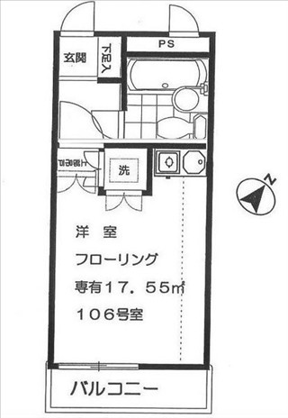 シルフィード恵比寿ウエストの図面１