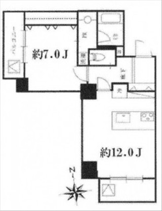 シンシア浜松町ariaの図面２