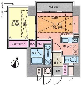 ルジェンテリベル日本橋濱町の図面３