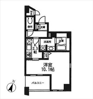 ボヌール都立大学参番館の図面３
