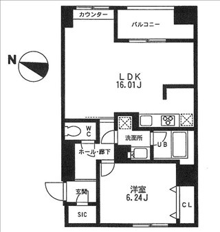 ラ・ベール三越前の図面２