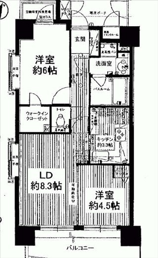 ライオンズステージ麻布の図面２