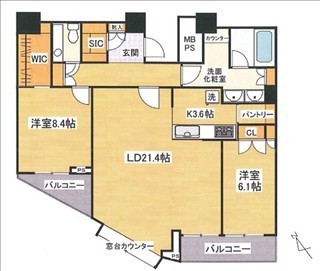 ライオンズヒルズ参宮橋の図面２