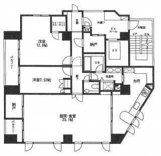 ルート麻布十番の図面２