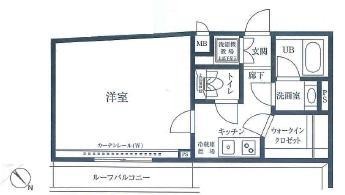 ルーブル駒沢大学参番館の図面２