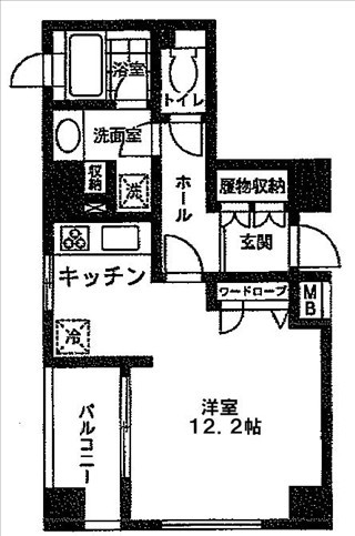 渋谷山手通りＳＴレジデンスの図面１