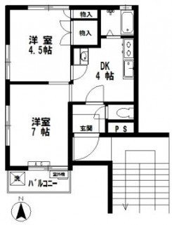 青山本田マンション の図面１