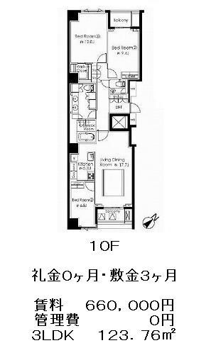 南青山テラス常盤松フォレストの図面１