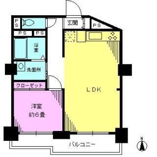 南青山高樹町ハイツの図面１