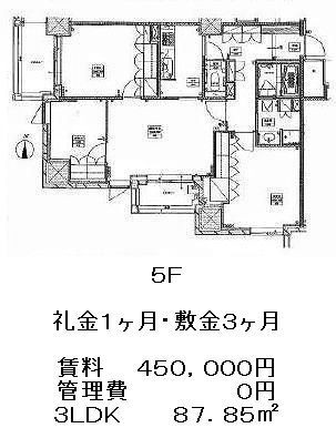 六本木ヒルズレジデンスＤ棟の図面１