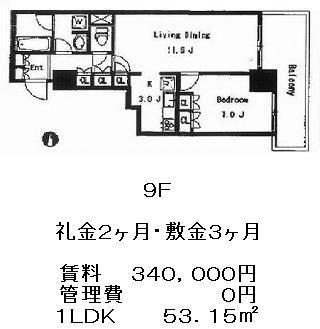 六本木ヒルズレジデンスＤ棟の図面２