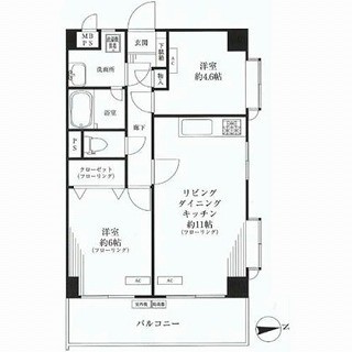 マートルコート東中野の図面２
