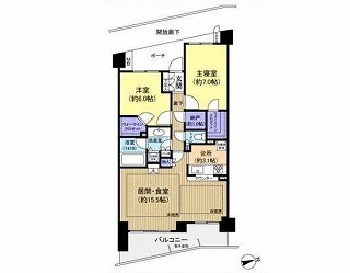 中野坂上パーク・ホームズの図面１