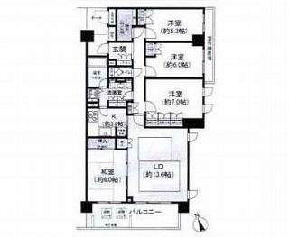 中野坂上パーク・ホームズの図面２