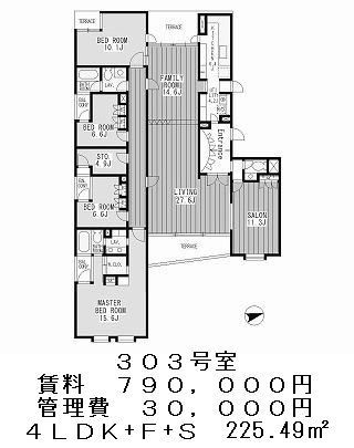 青山居の図面２