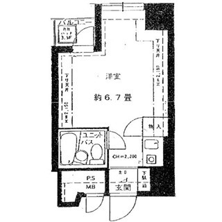 パレ・ドール渋谷 の図面１